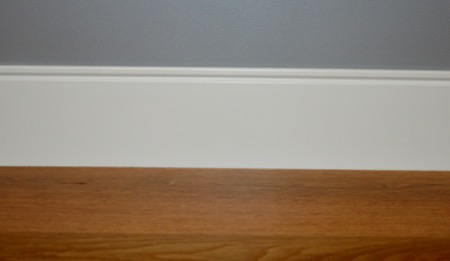 mdf lacado blanco canto cuadrado con canal
